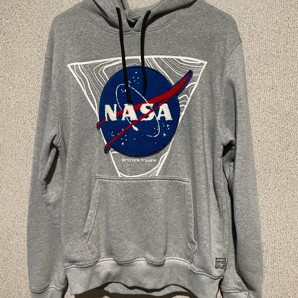South Pole Gray‎ NASA Hoodie for Men